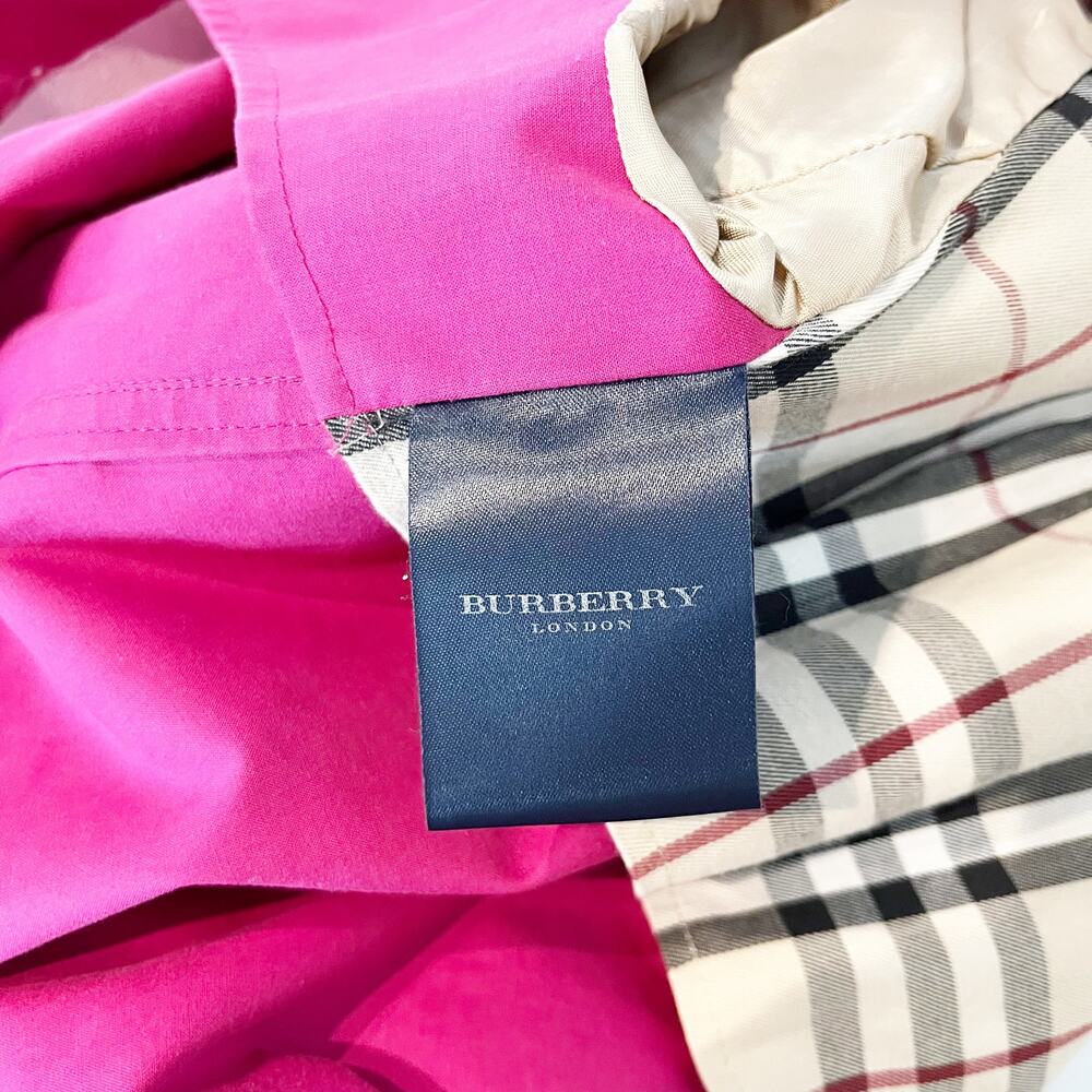 Burberry Pink Trench Coat - Picture 3 of 12